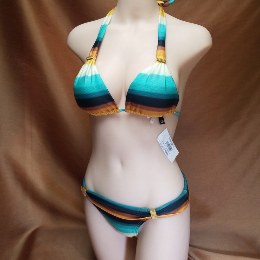 ViX Delta Bia tube Bikini Top & Bottom Small